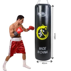 boxing bag PU length 190cm 46KG Diameter 42 cm