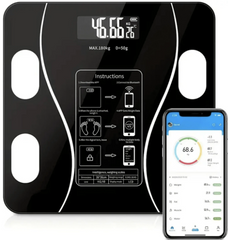 Bluetooth Weight Scale (USB Charging) Body Fat Scale BMI Smart Digital