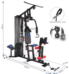 Home Gym 72 KG with Leg Extension