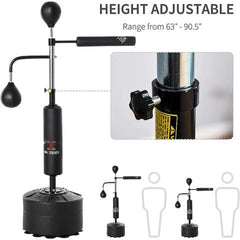 Freestanding  Stand Punching Bag With 360° Reflex Bars