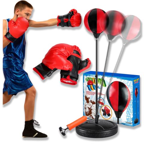Kids Punching Bag Set with Gloves for Kid 3- 10 Years Old
