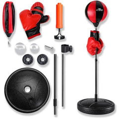 Kids Punching Bag Set with Gloves for Kid 3- 10 Years Old