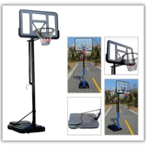 Deluxe Basketball Hoop (110x75x305CM) Easy Adjustable Height with Double Springs S021