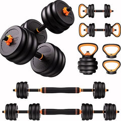 Plastic Weight Plates Set 30Kg with Kettlebell