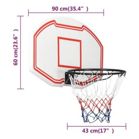 Basketball board with ring 90*60CM
