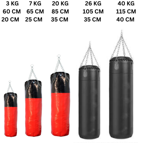 Leather Boxing Bag Different Weight And Lengths And Diameters
