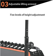 Fitness trampoline 100cm for weight loss Adjustable Handle Height