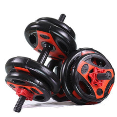 Adjustable Cement Dumbbell 15KG with 2 45cm Hollow Bars