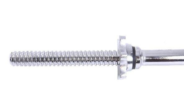 Chrome 45cm weight bar with screw collar 28mm