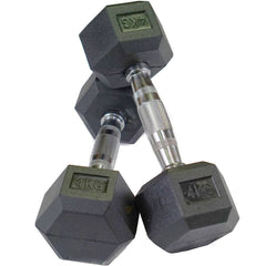 Rubber Hex dumbbell 2,3,4KG