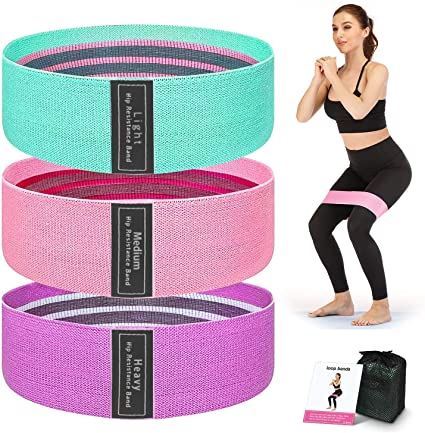 Fabric Non Slip Hip Resistance Bands