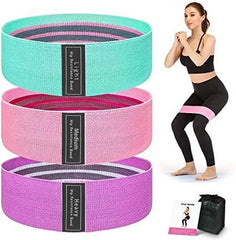 Fabric Non Slip Hip Resistance Bands