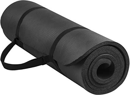 Yoga Mat  10mm NBR Black