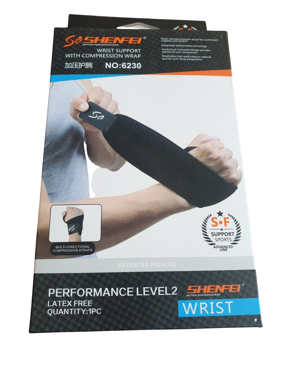 Wrist Support with compression wrap SHENFEI