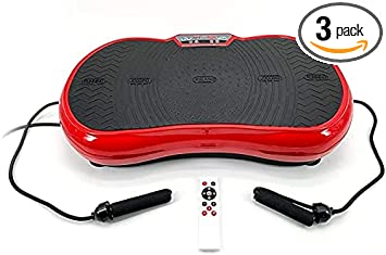 Vibration Plate Crazy Fit Massage with 2 Rubber Bands